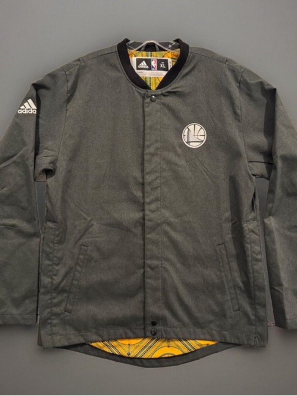 Golden state warriors adidas warmup on court 2016-17 jacket